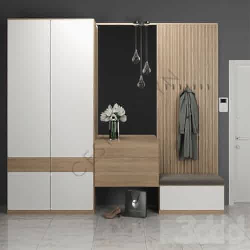 Melamin Yüzey MDF Lam Vestiyer (Metrekare)